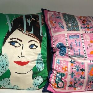 Kate Spade Silk Decorative Throw Pillows